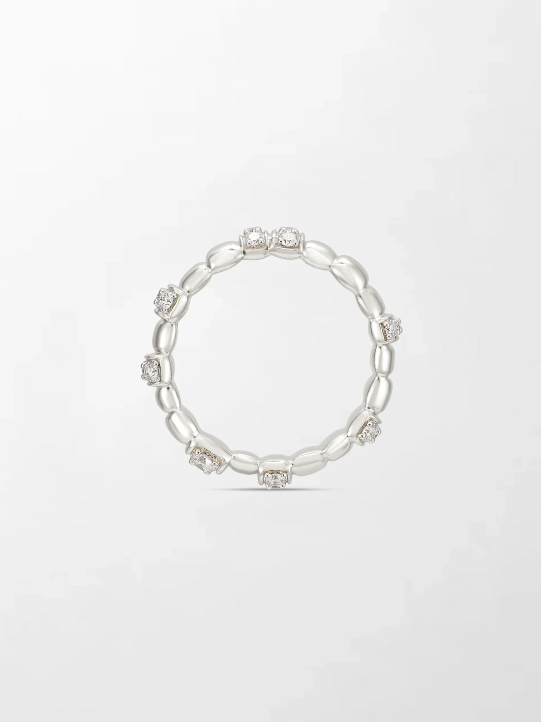 Beaded Radiance Diamond Ring
