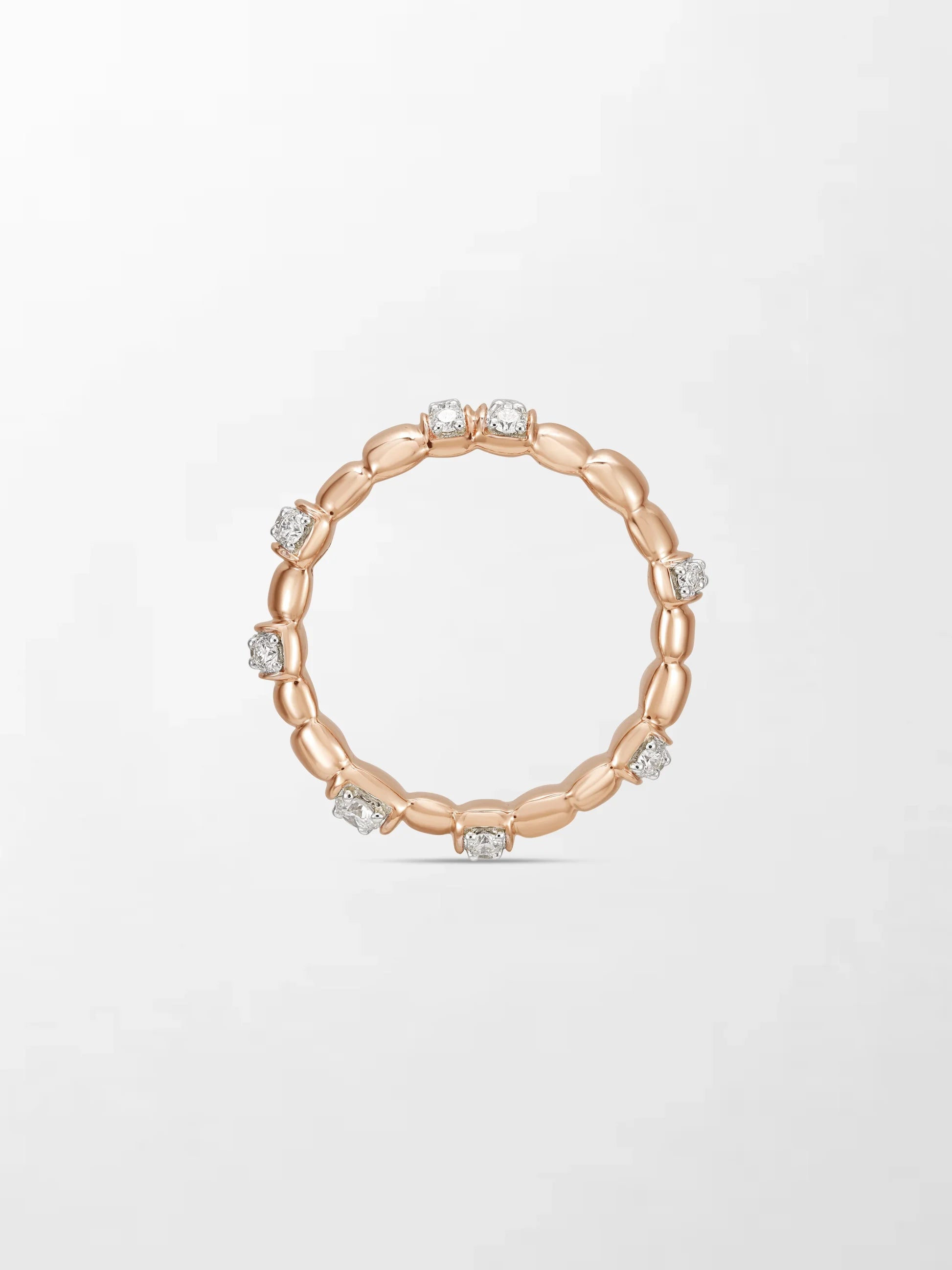 Beaded Radiance Diamond Ring