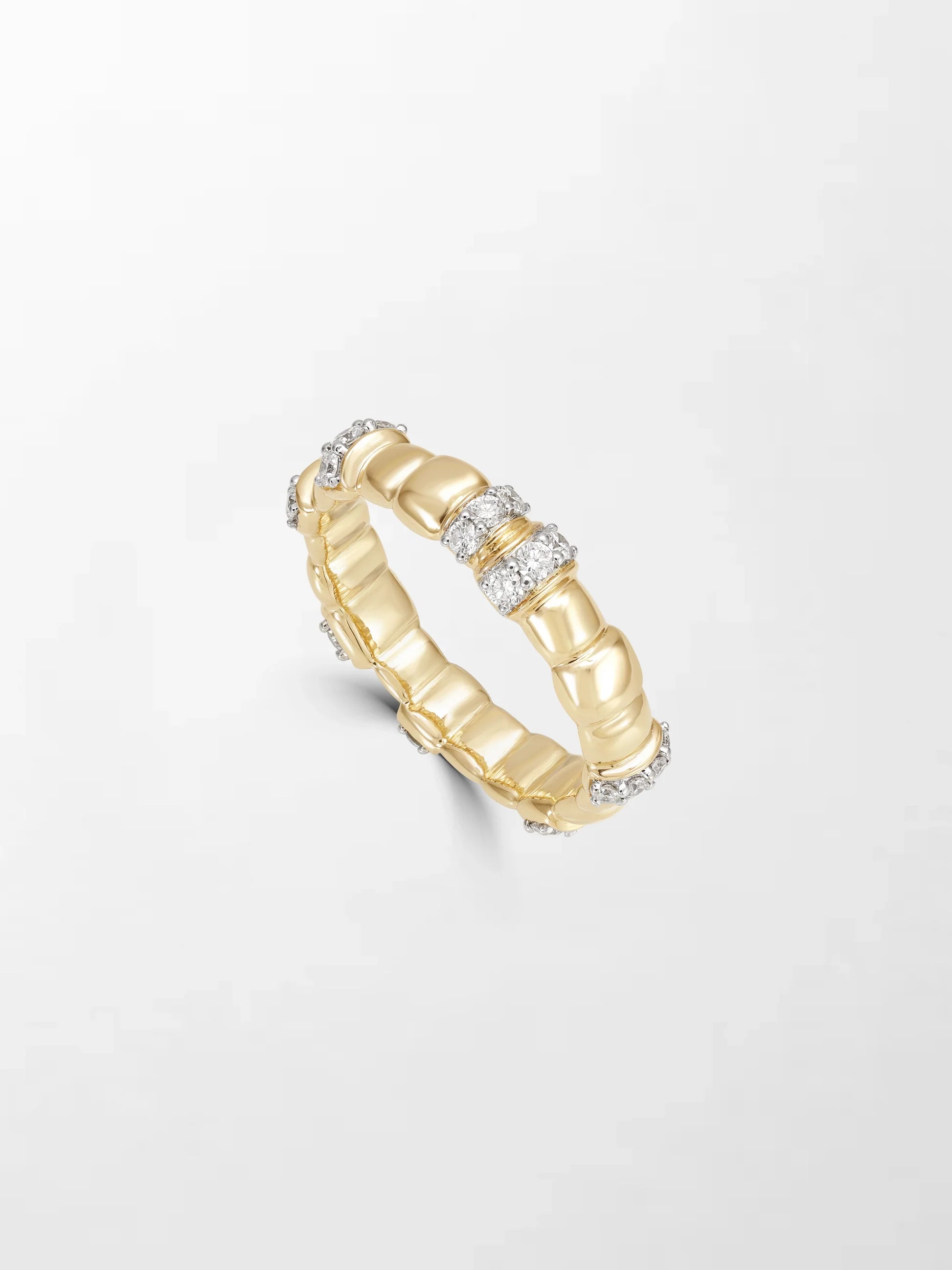 Beaded Radiance Diamond Ring