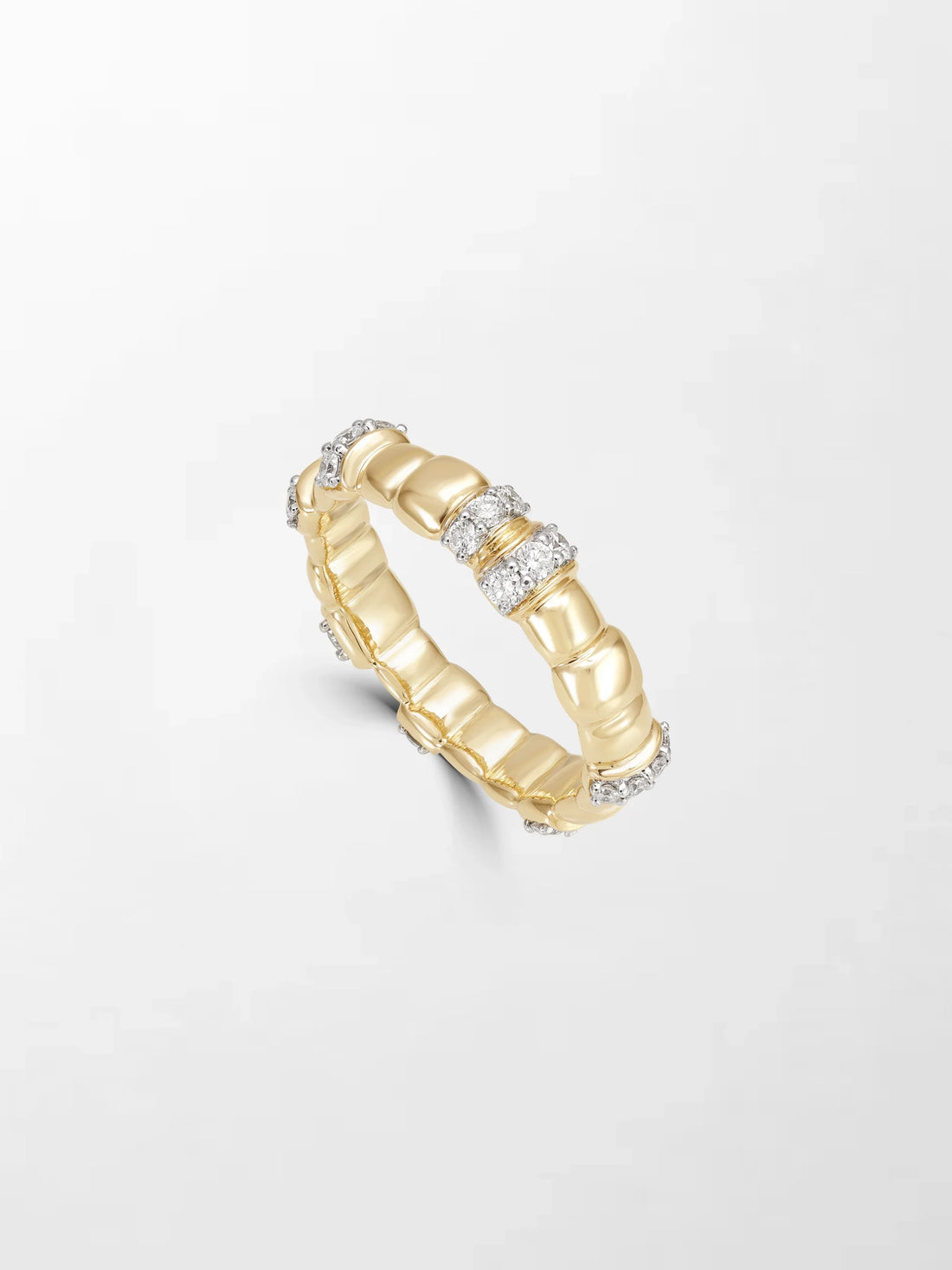 Beaded Radiance Diamond Ring