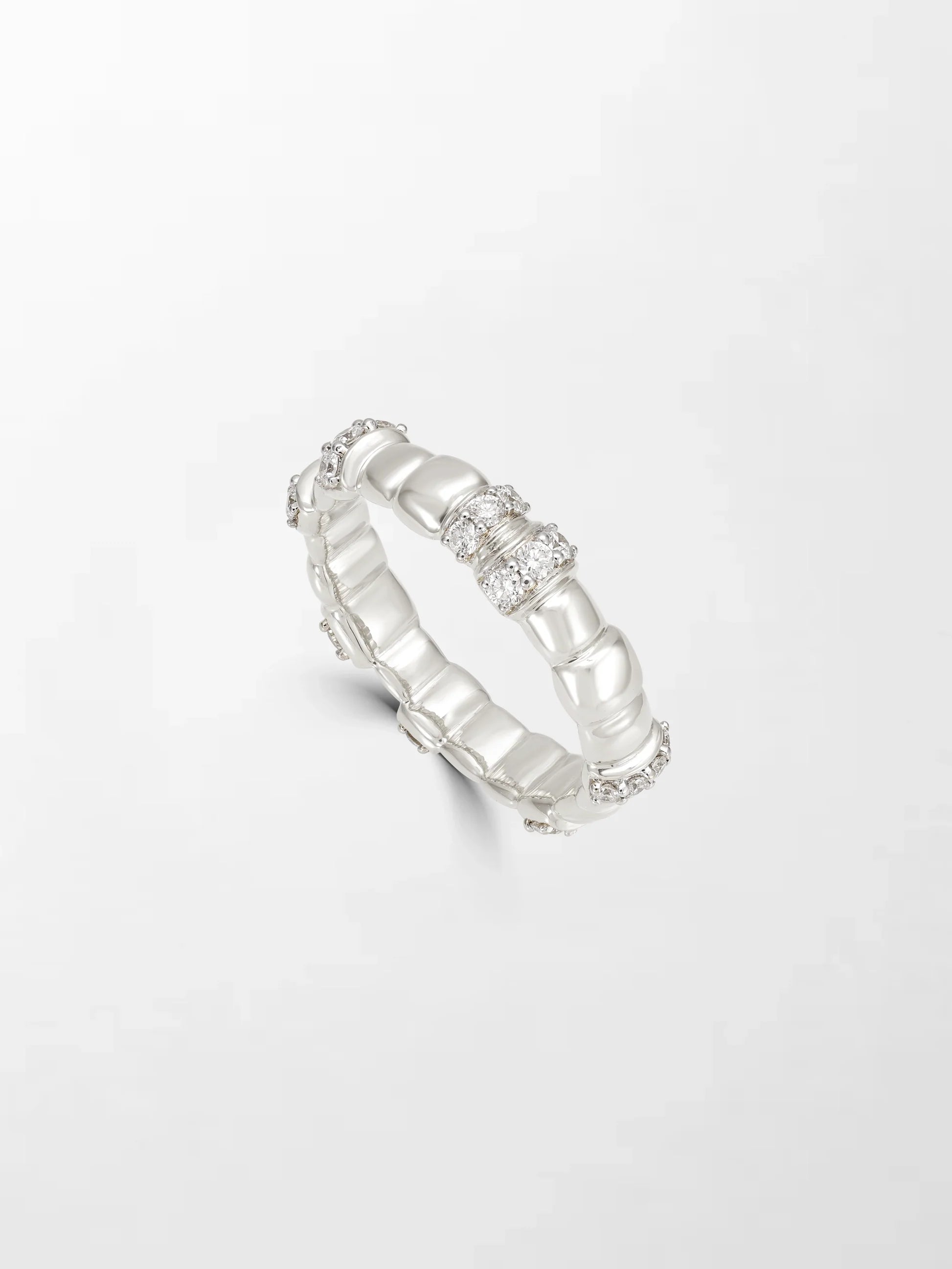 Beaded Radiance Diamond Ring