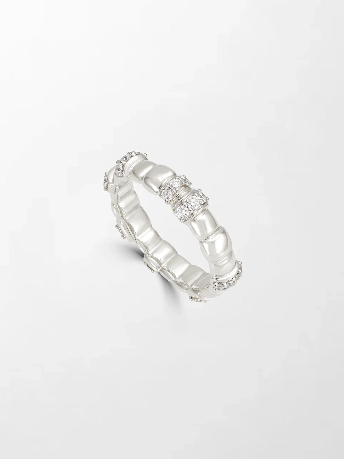 Beaded Radiance Diamond Ring