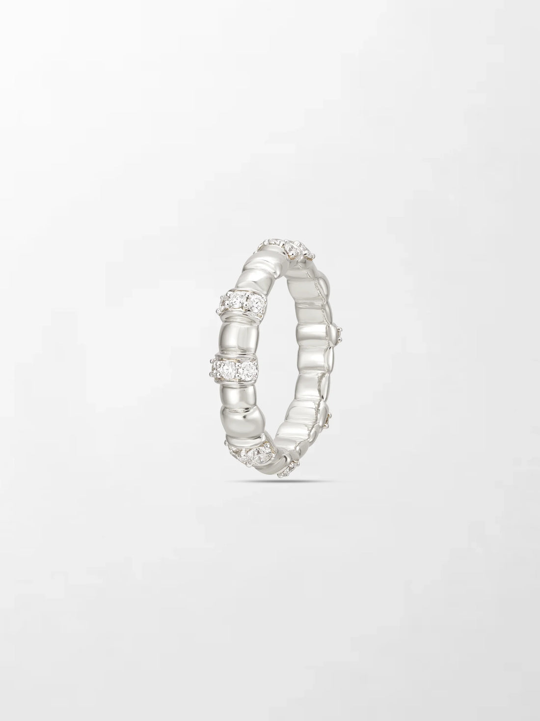 Beaded Radiance Diamond Ring