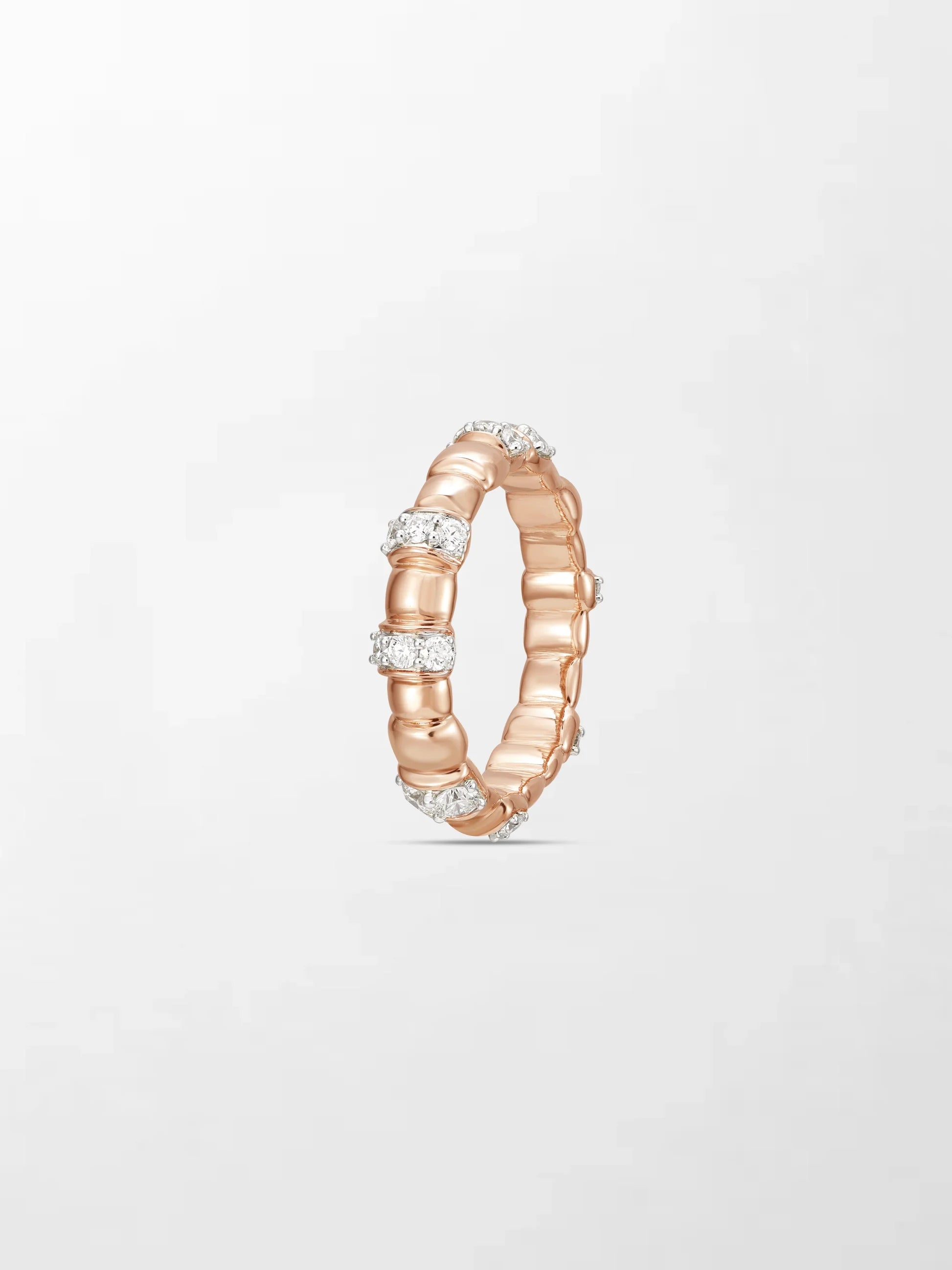 Beaded Radiance Diamond Ring