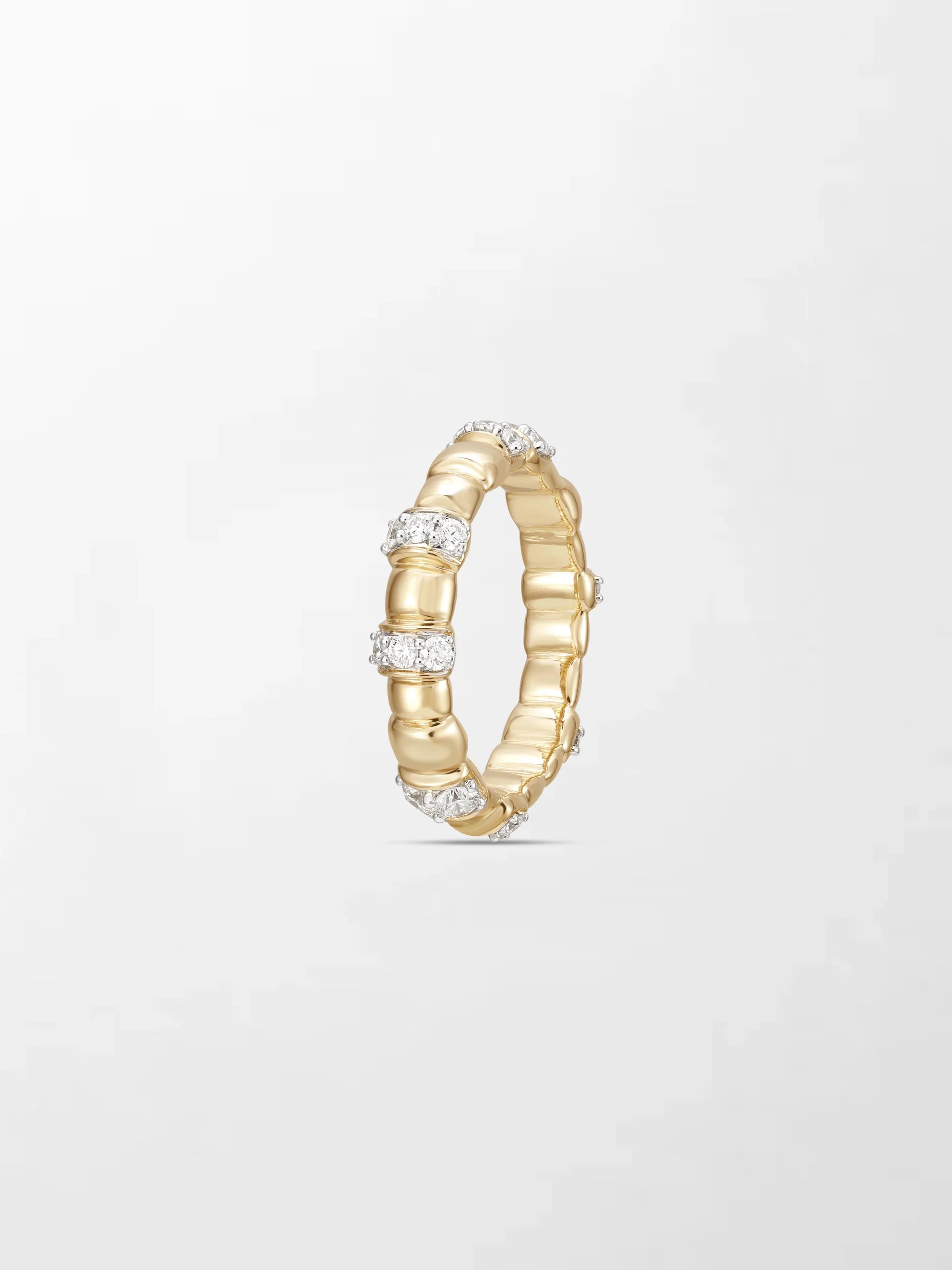 Beaded Radiance Diamond Ring