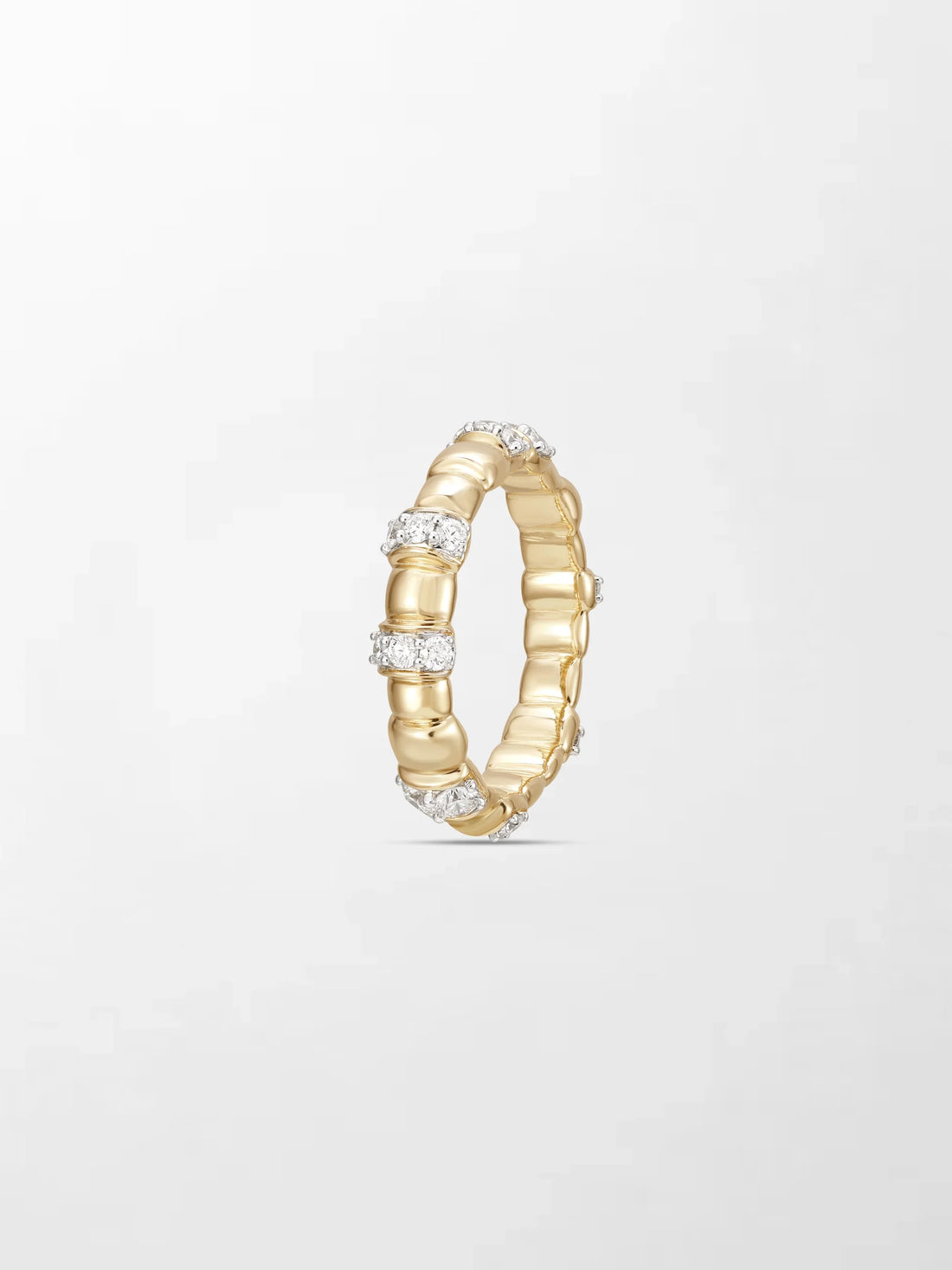 Beaded Radiance Diamond Ring