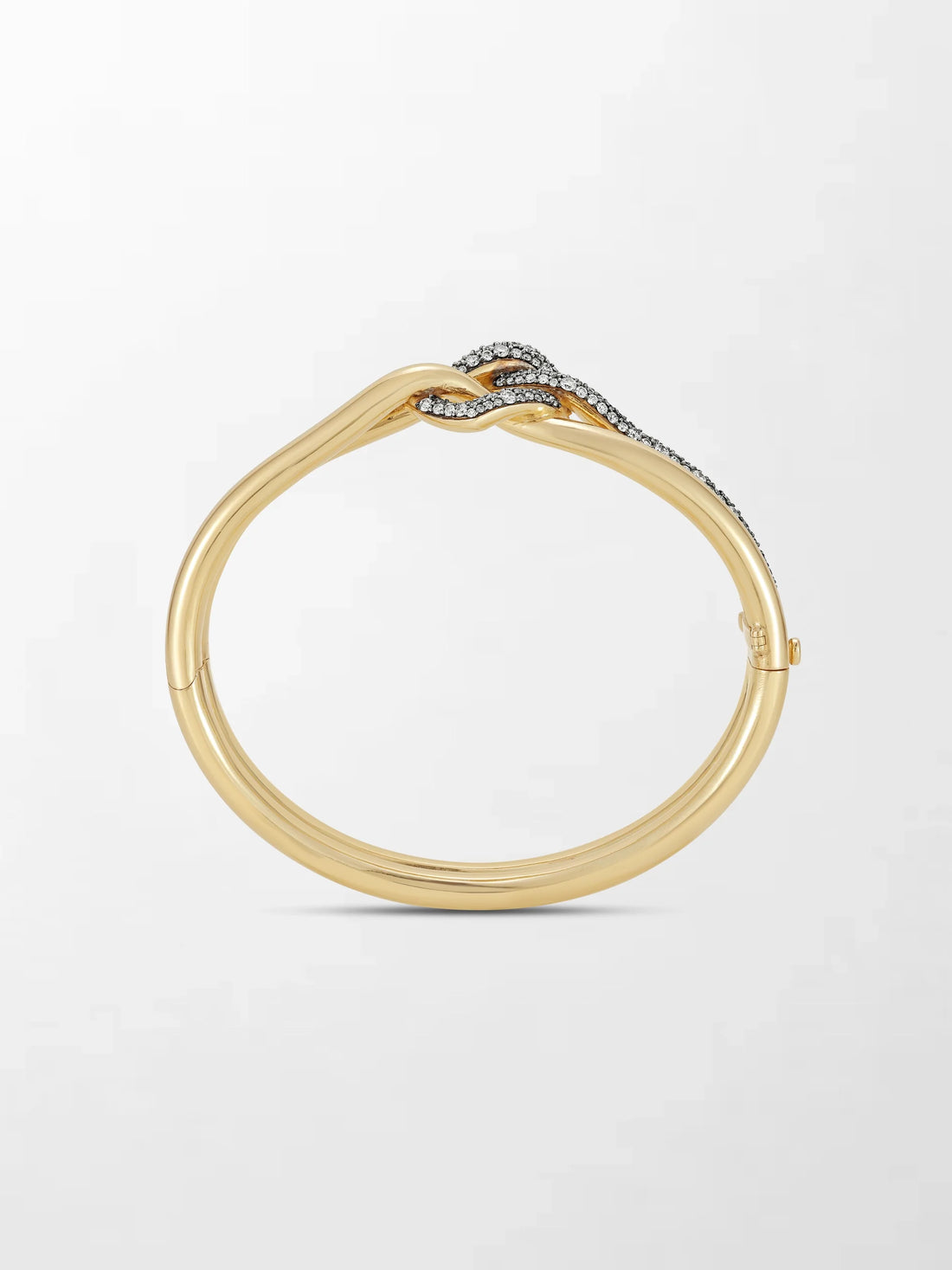 Eternal Knot Two-Tone Diamond Bracelet