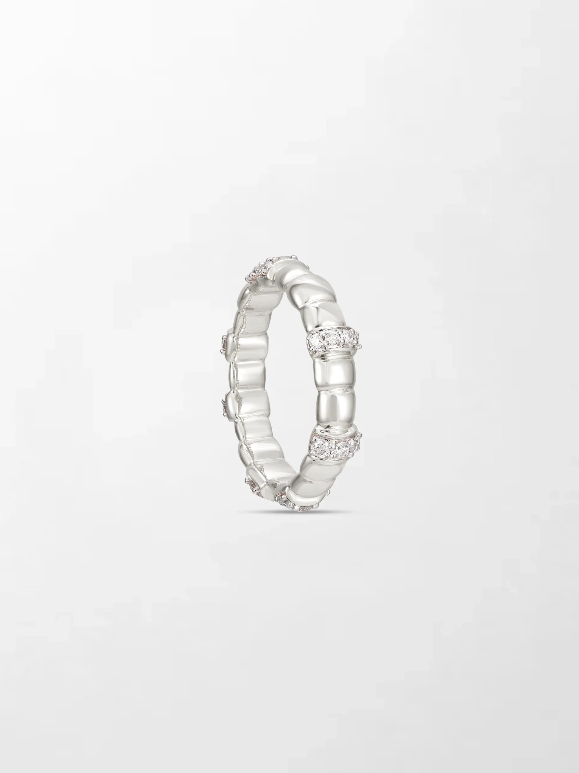 Beaded Radiance Diamond Ring
