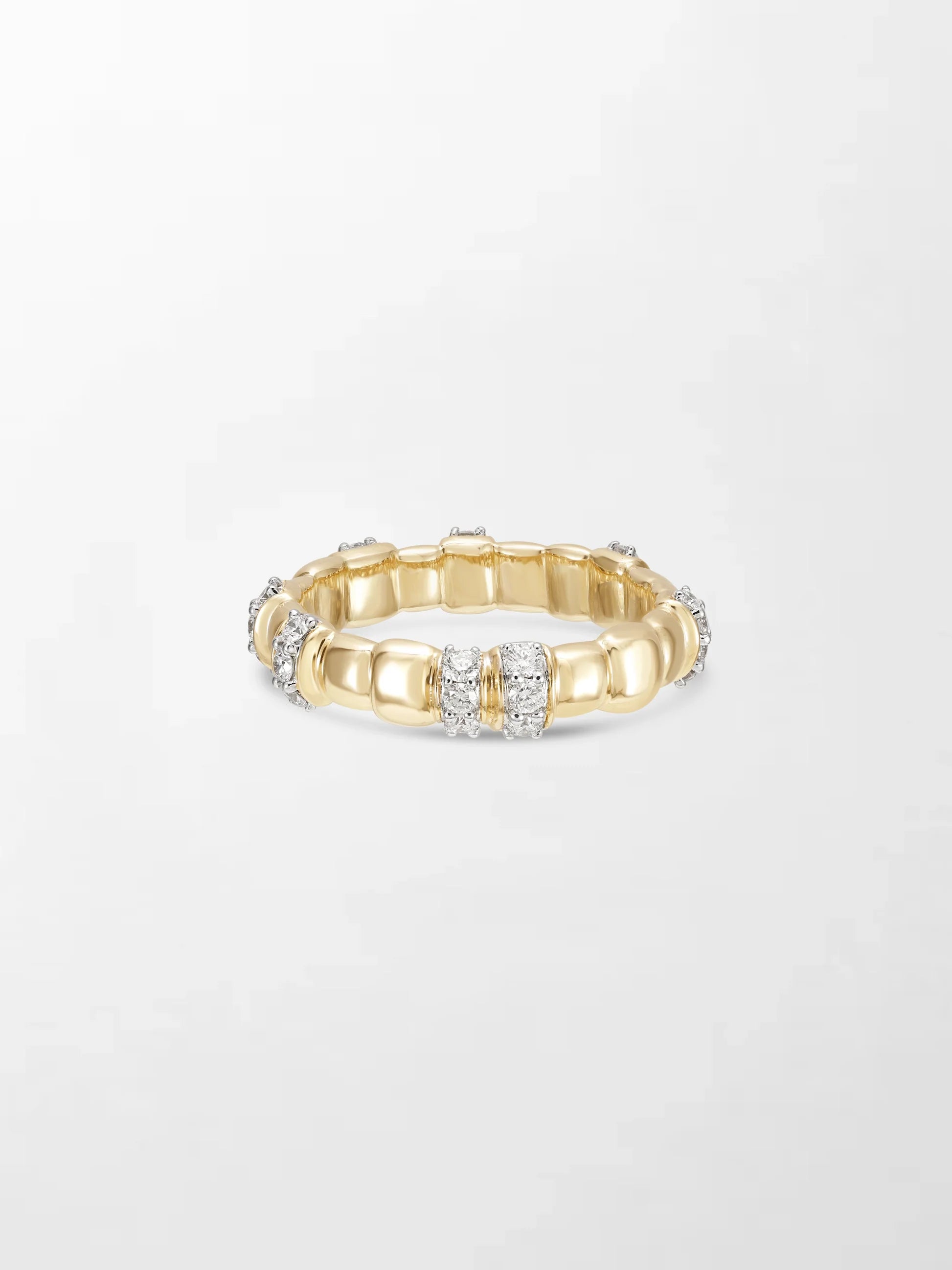 Beaded Radiance Diamond Ring