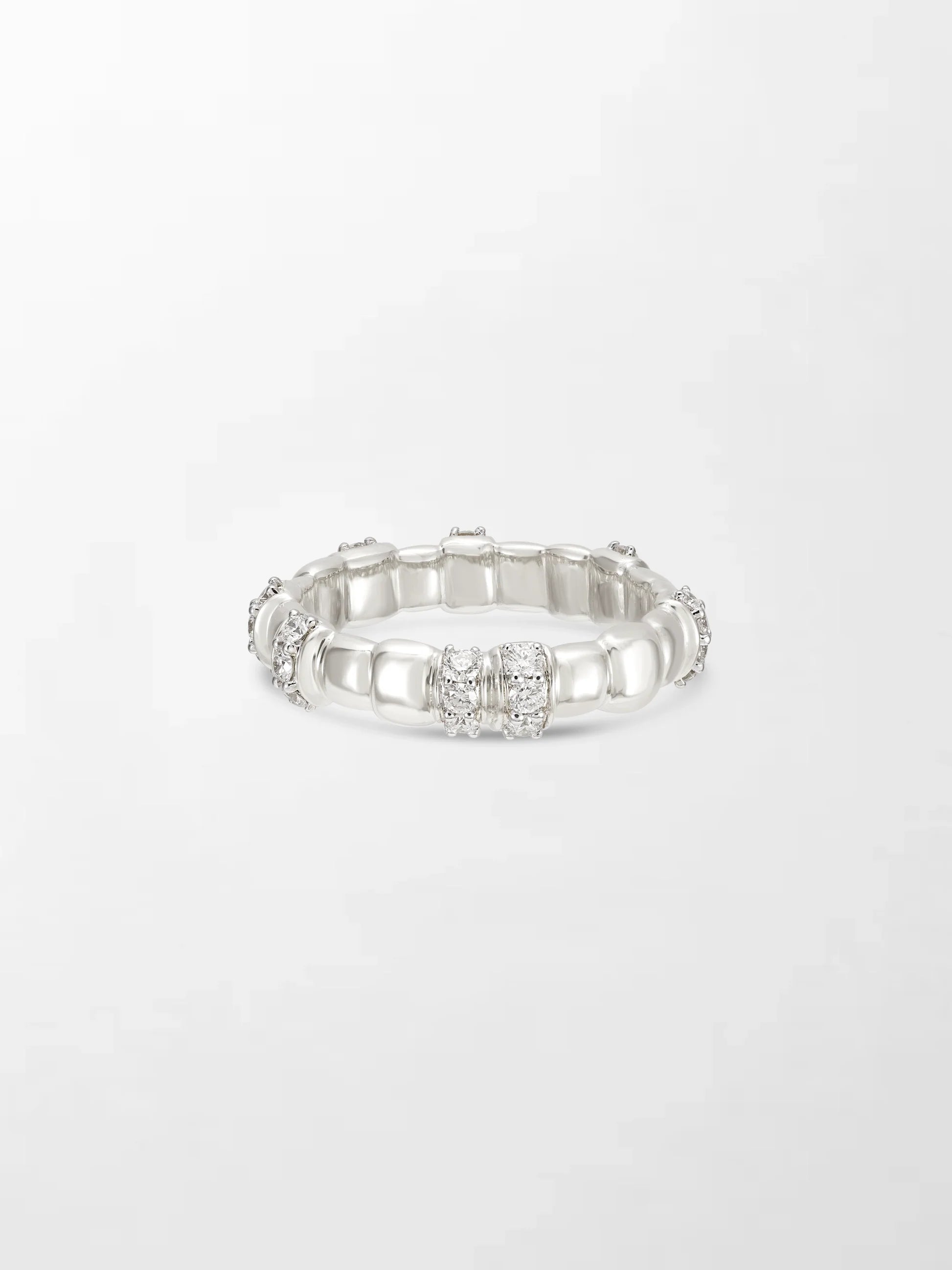 Beaded Radiance Diamond Ring