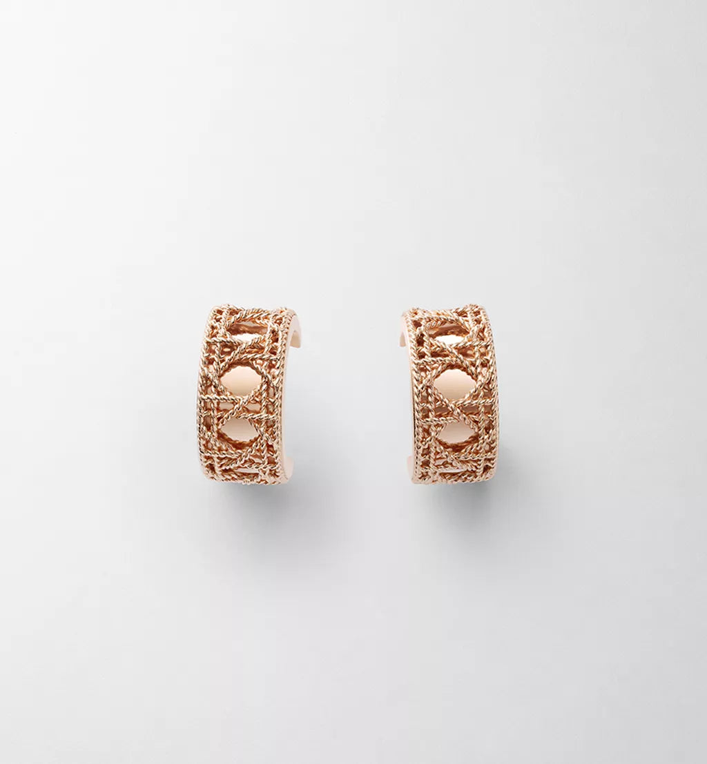 Braided Interwoven Hoop Earrings