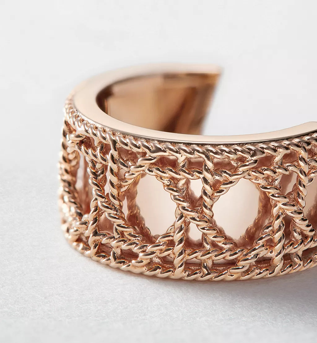 Braided Interwoven Hoop Earrings