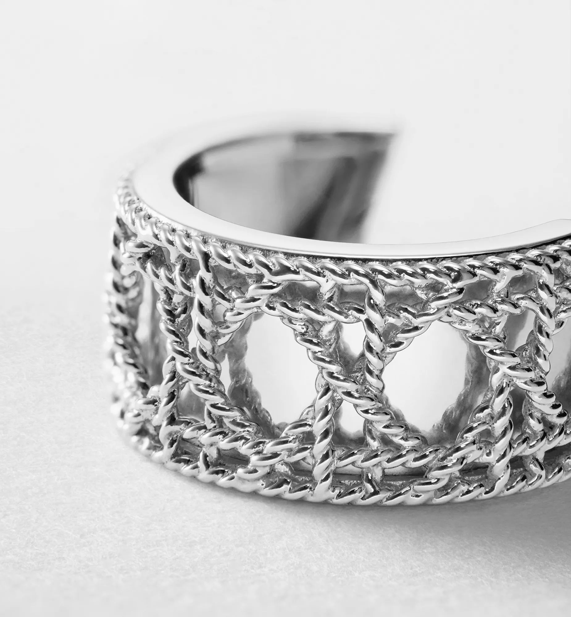 Braided Interwoven Hoop Earrings