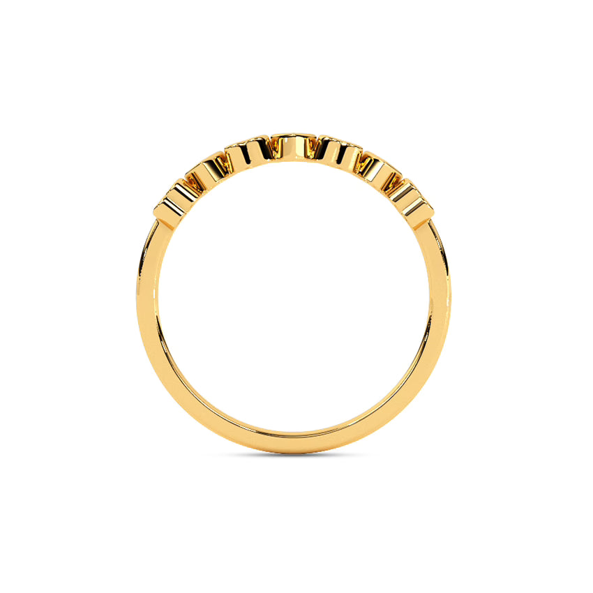 Triangle Cluster Diamond Ring in Two-Tone Rose Gold (Copy)