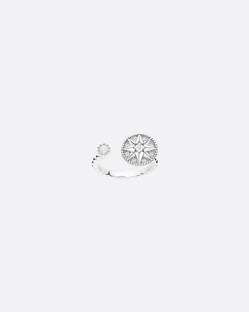 Celestial Compass Open Band Diamond Ring