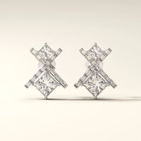 Aurelia Crossfire Diamond Earrings