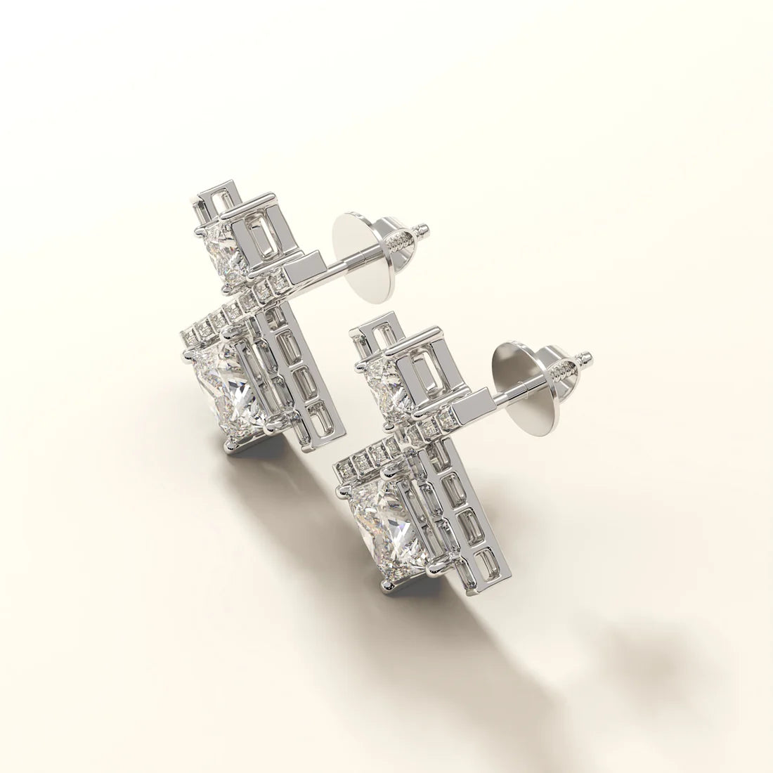 Aurelia Crossfire Diamond Earrings
