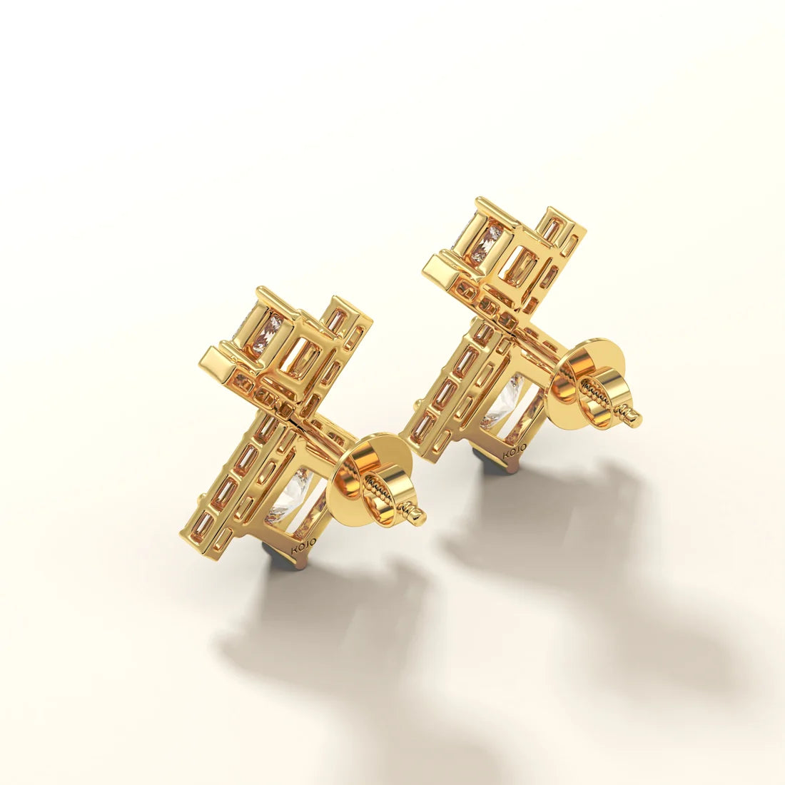 Aurelia Crossfire Diamond Earrings