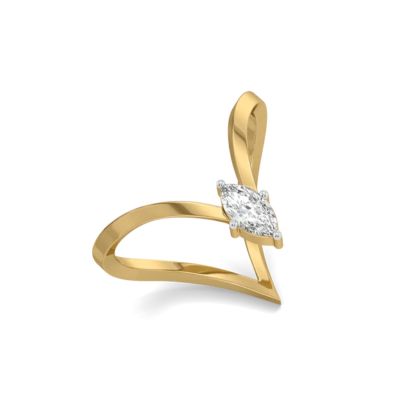 V-Lumière Marquise Diamond Ring