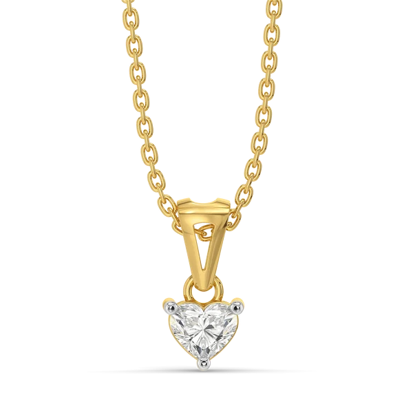 Amara Heart Diamond Pendant Necklace