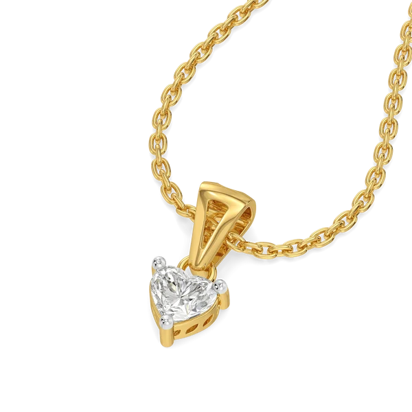 Amara Heart Diamond Pendant Necklace