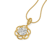 Celestial Bloom Marquise & Princess Diamond Necklace