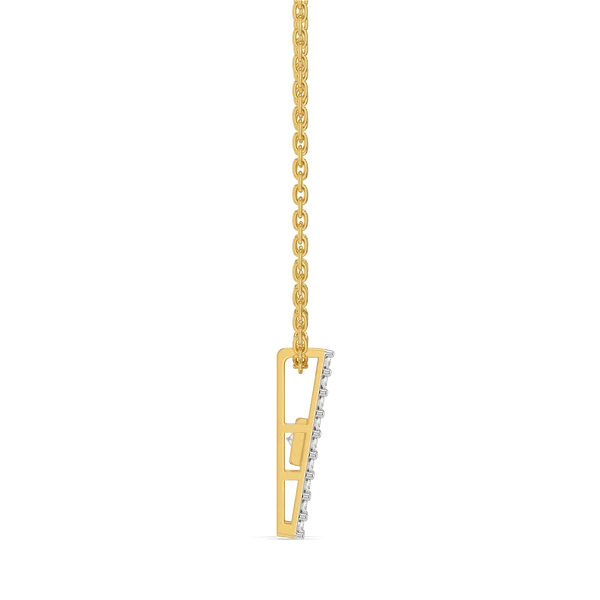 Eternal Élan Diamond H-Bar Necklace