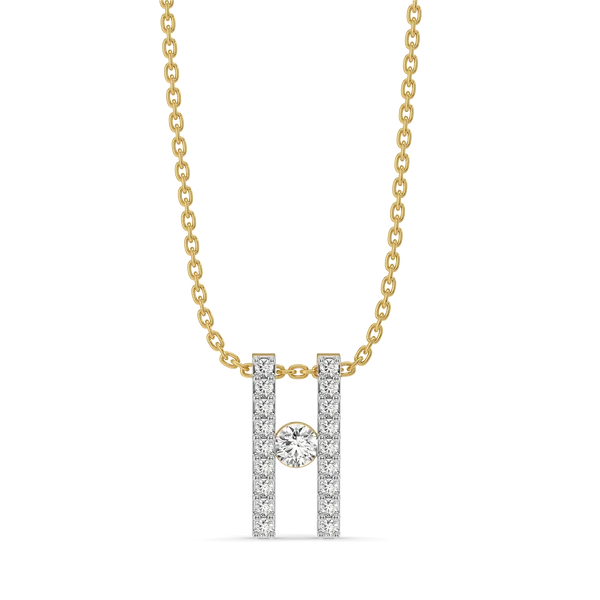 Eternal Élan Diamond H-Bar Necklace