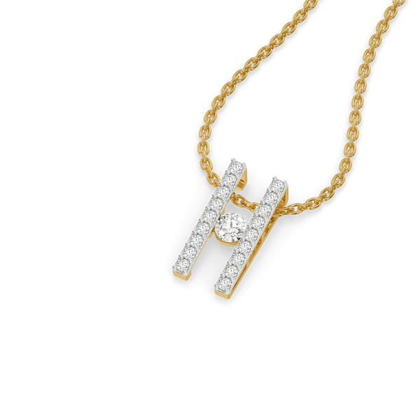 Eternal Élan Diamond H-Bar Necklace