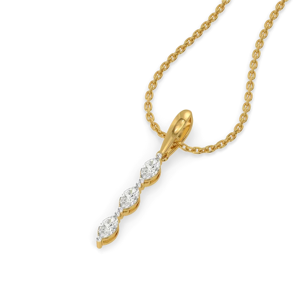 Aurelia Marquise Cascade Diamond Necklace