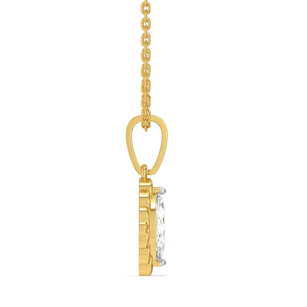 Aurelia Marquise Diamond Pendant Necklace