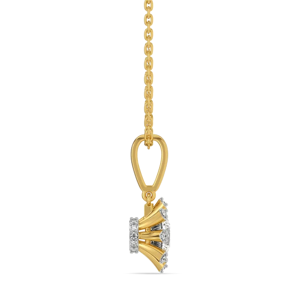 Aurelia Floral Radiance Diamond Necklace
