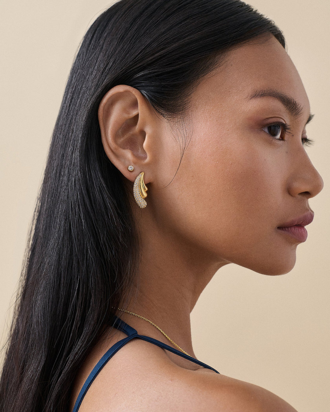 The Celestia Pavé Earrings