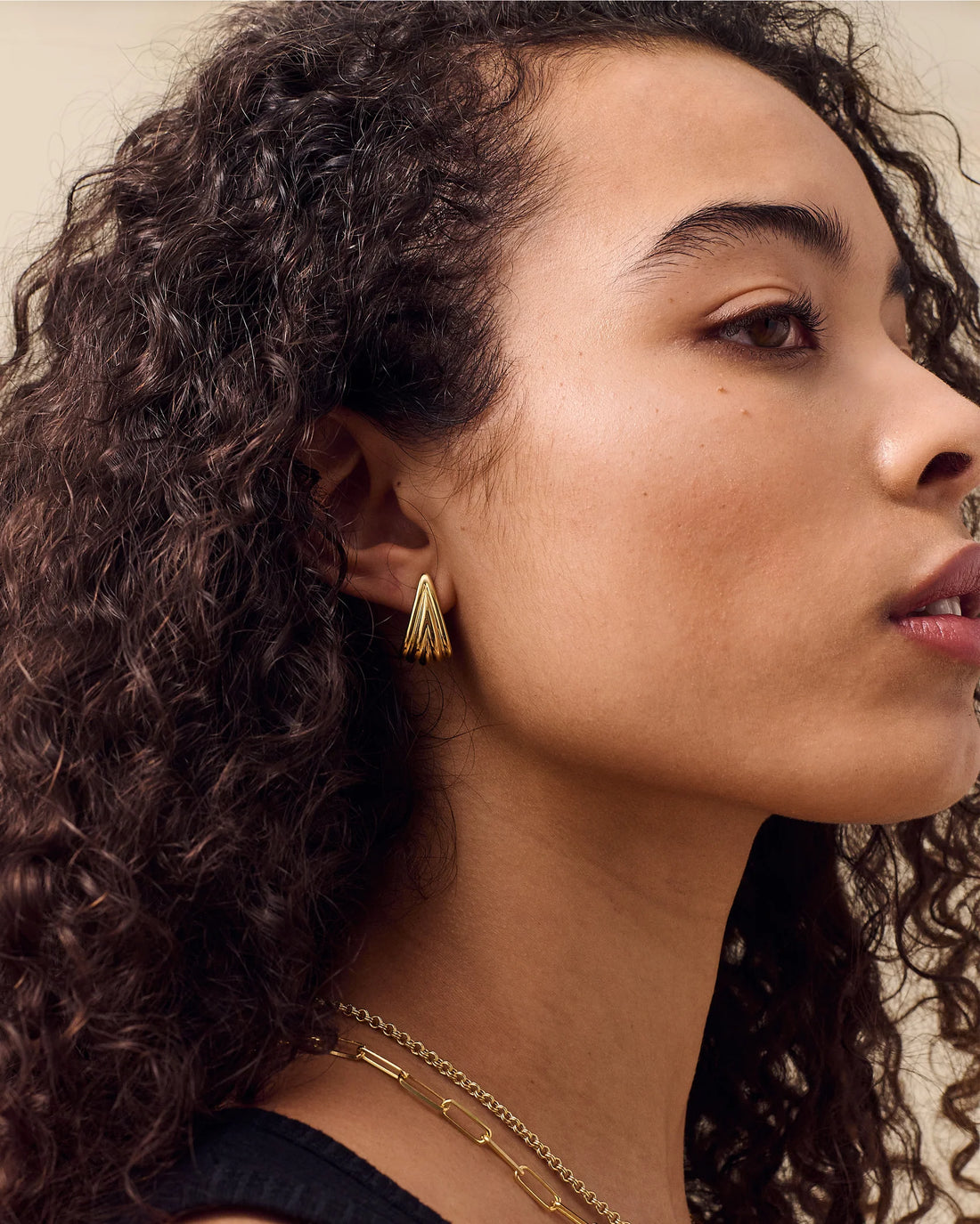 The Fleur Fan Stud Earrings