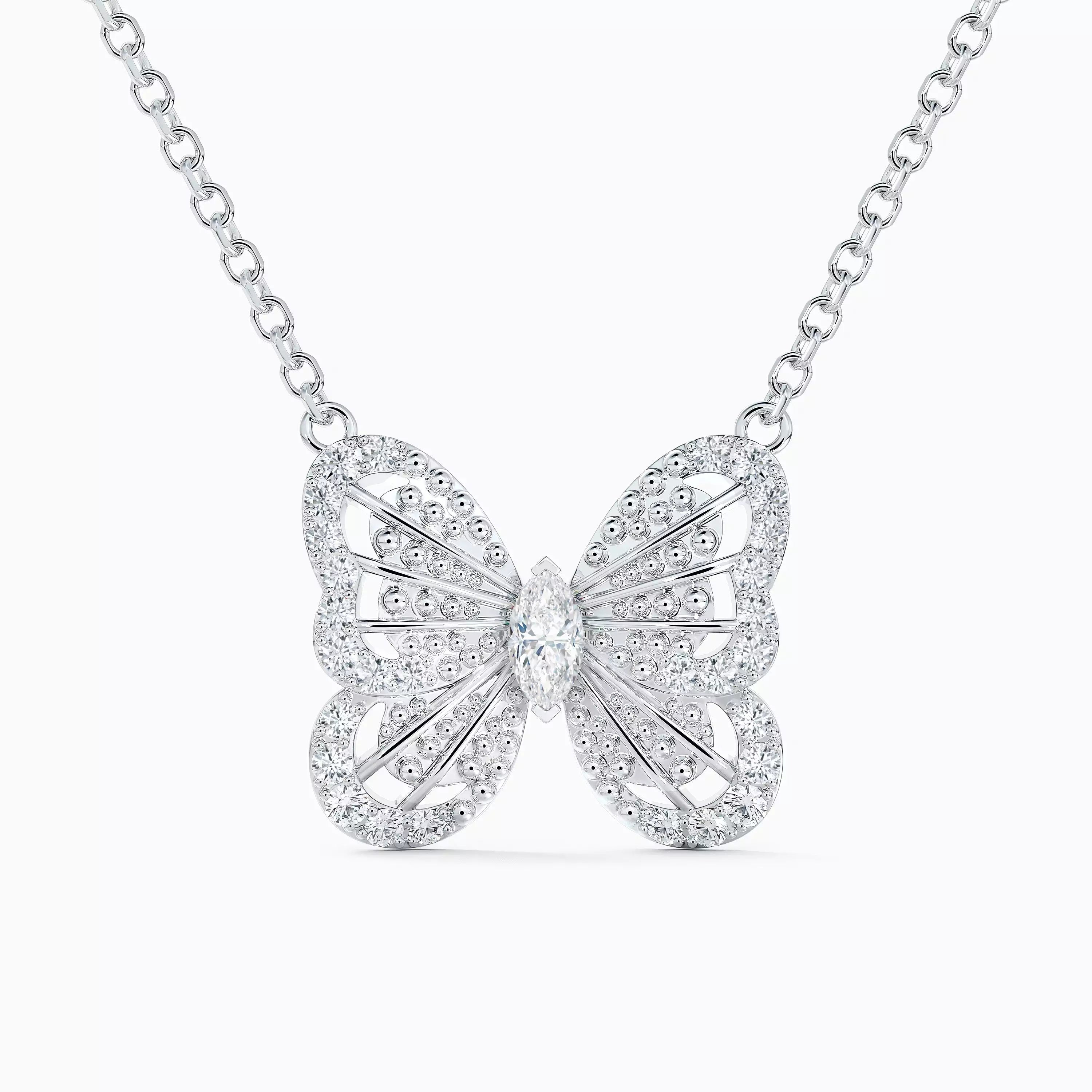 Étoile Papillon Diamond Butterfly Necklace