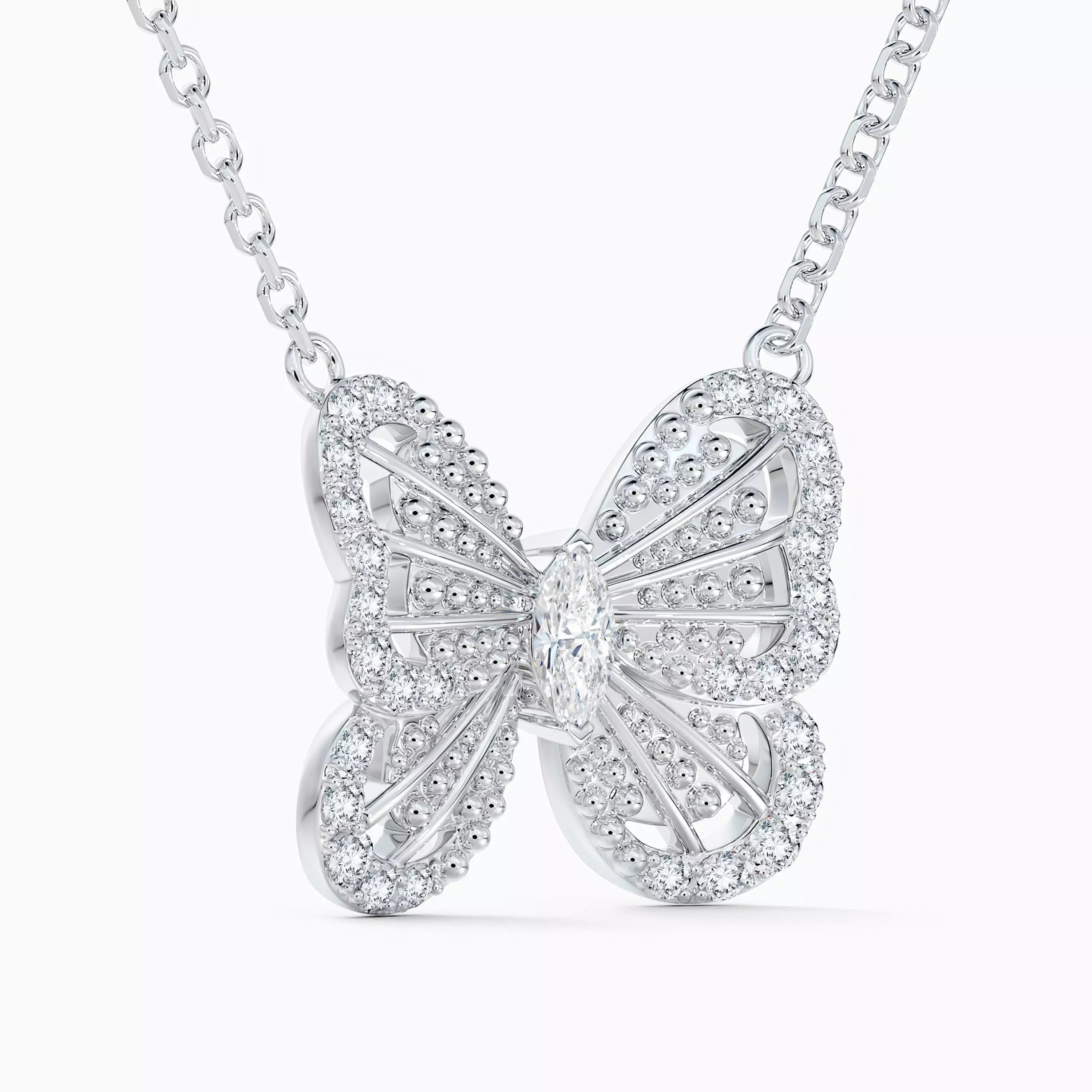 Étoile Papillon Diamond Butterfly Necklace