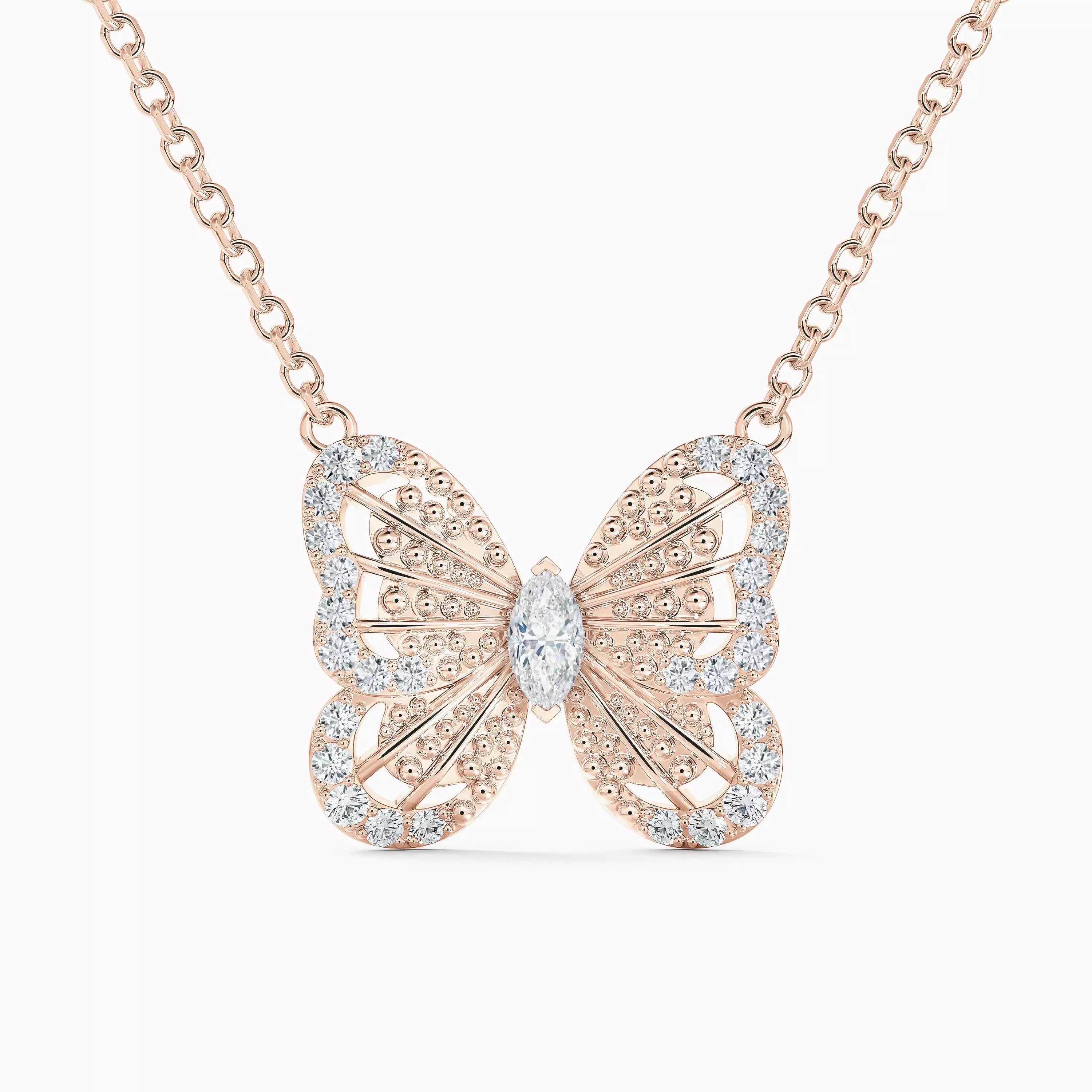 Étoile Papillon Diamond Butterfly Necklace