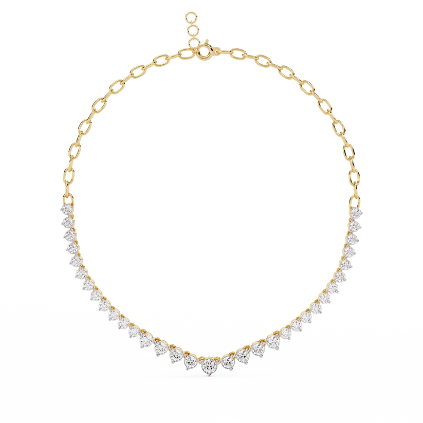 Celestial Graduated Diamond Necklace