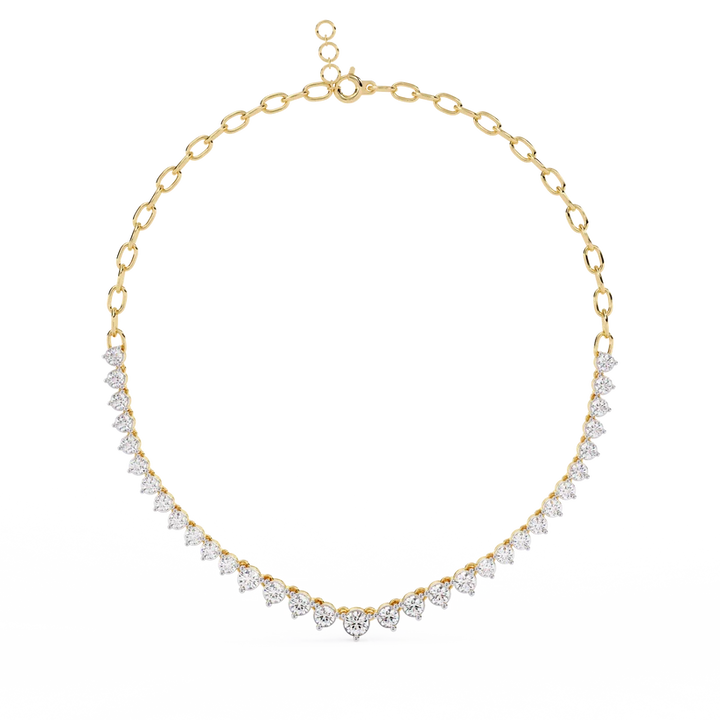 Celestial Graduated Diamond Necklace