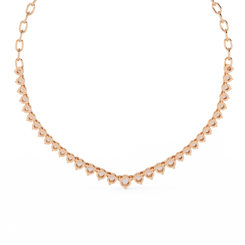 Celestial Graduated Diamond Necklace