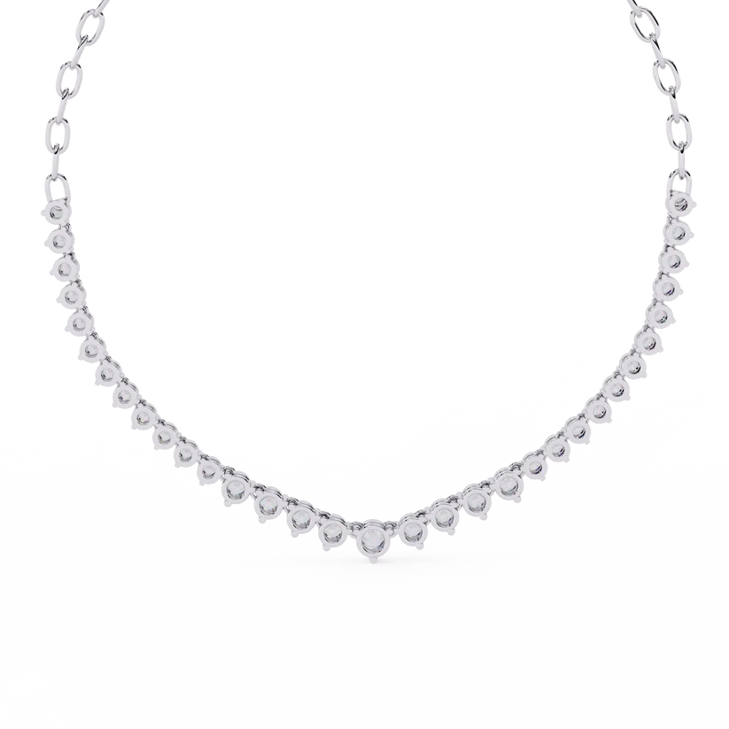 Celestial Graduated Diamond Necklace