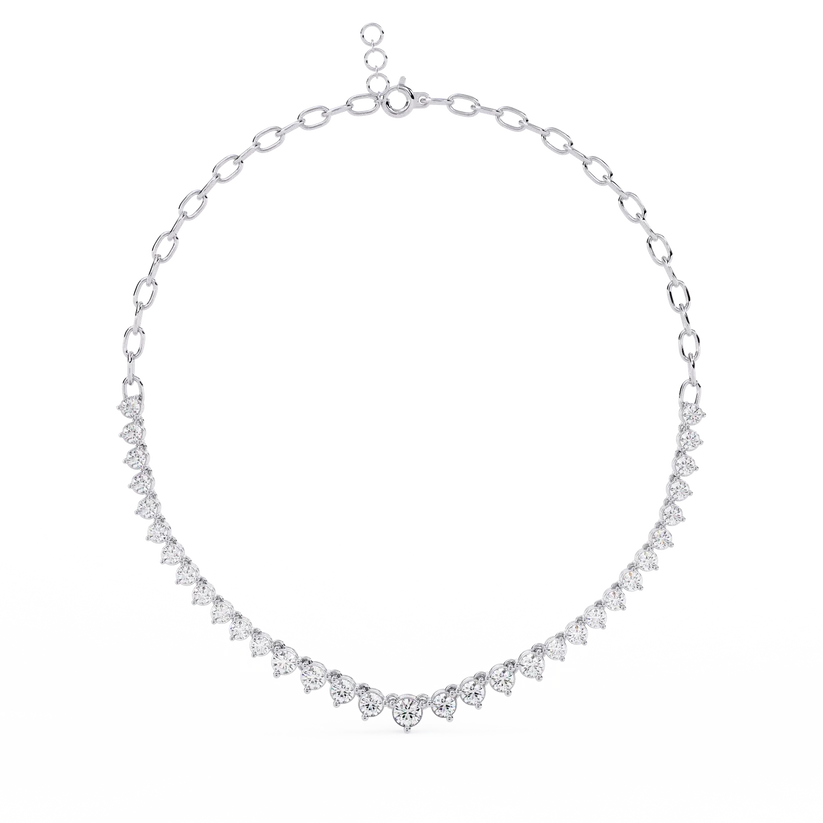 Celestial Graduated Diamond Necklace