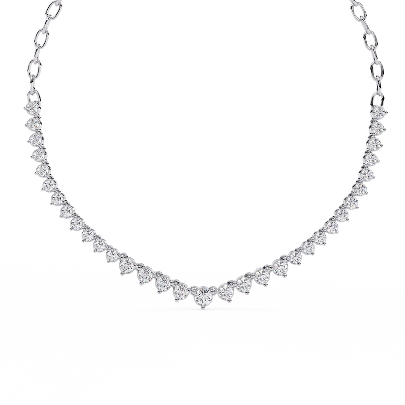 Celestial Graduated Diamond Necklace