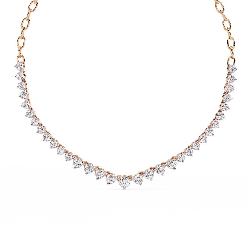 Celestial Graduated Diamond Necklace