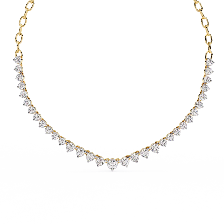 Celestial Graduated Diamond Necklace