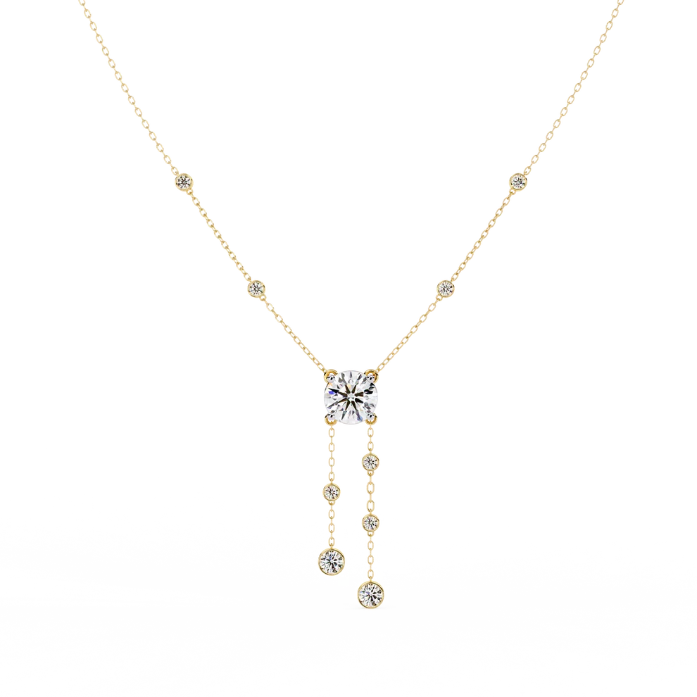 Celestia Crystal Cascade Pendant Necklace