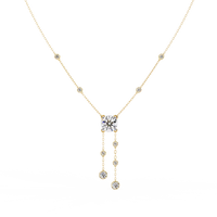 Celestia Crystal Cascade Pendant Necklace