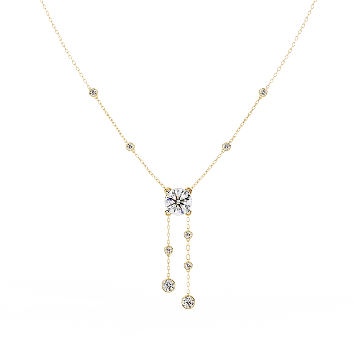 Celestia Crystal Cascade Pendant Necklace