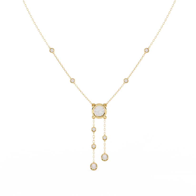 Celestia Crystal Cascade Pendant Necklace