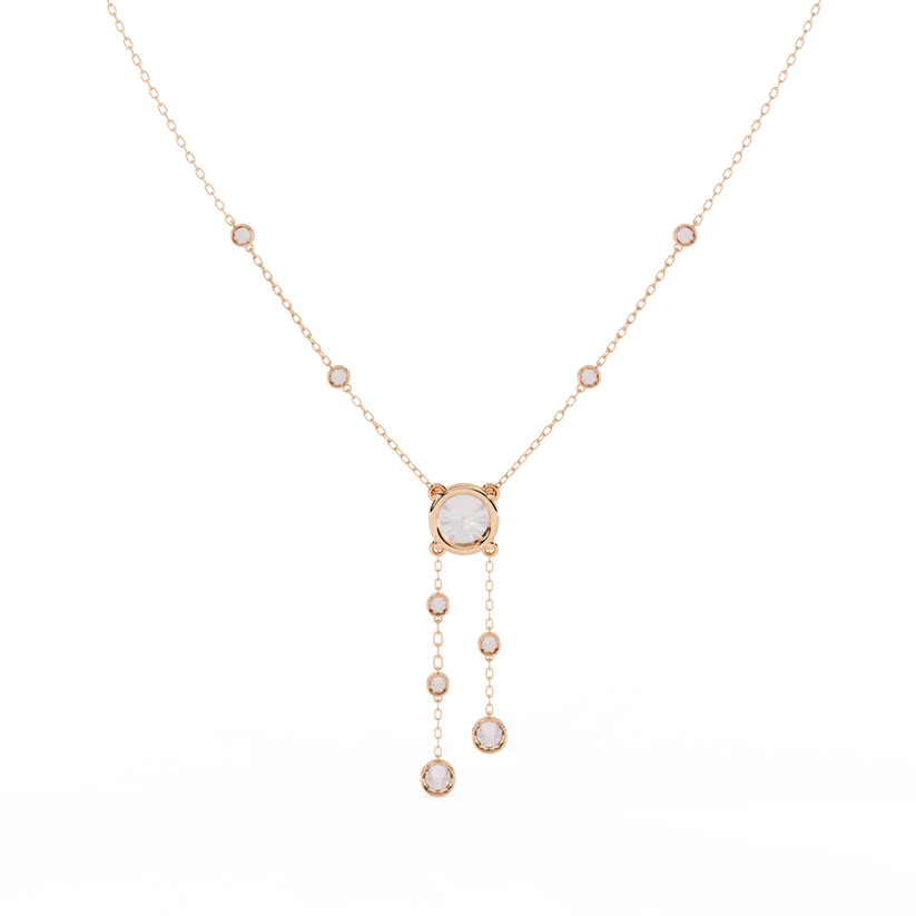 Celestia Crystal Cascade Pendant Necklace